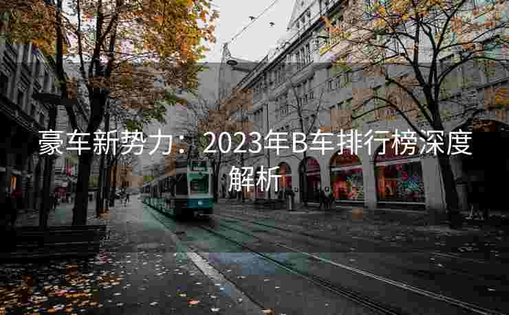 豪车新势力:2023年B车排行榜深度解析 豪车新势力:2023年B车排行榜深度解析