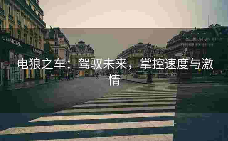 电狼之车:驾驭未来,掌控速度与激情 电狼之车:驾驭未来,掌控速度与激情